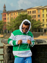 Load image into Gallery viewer, Rugby Oversized Green/White Hoodie
