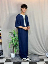 Load image into Gallery viewer, Navy Blue Turkish Thobes
