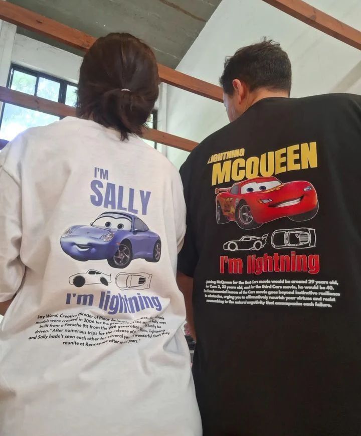 Mcqueen & Sally Couples Matching Tshirt -pack of 2