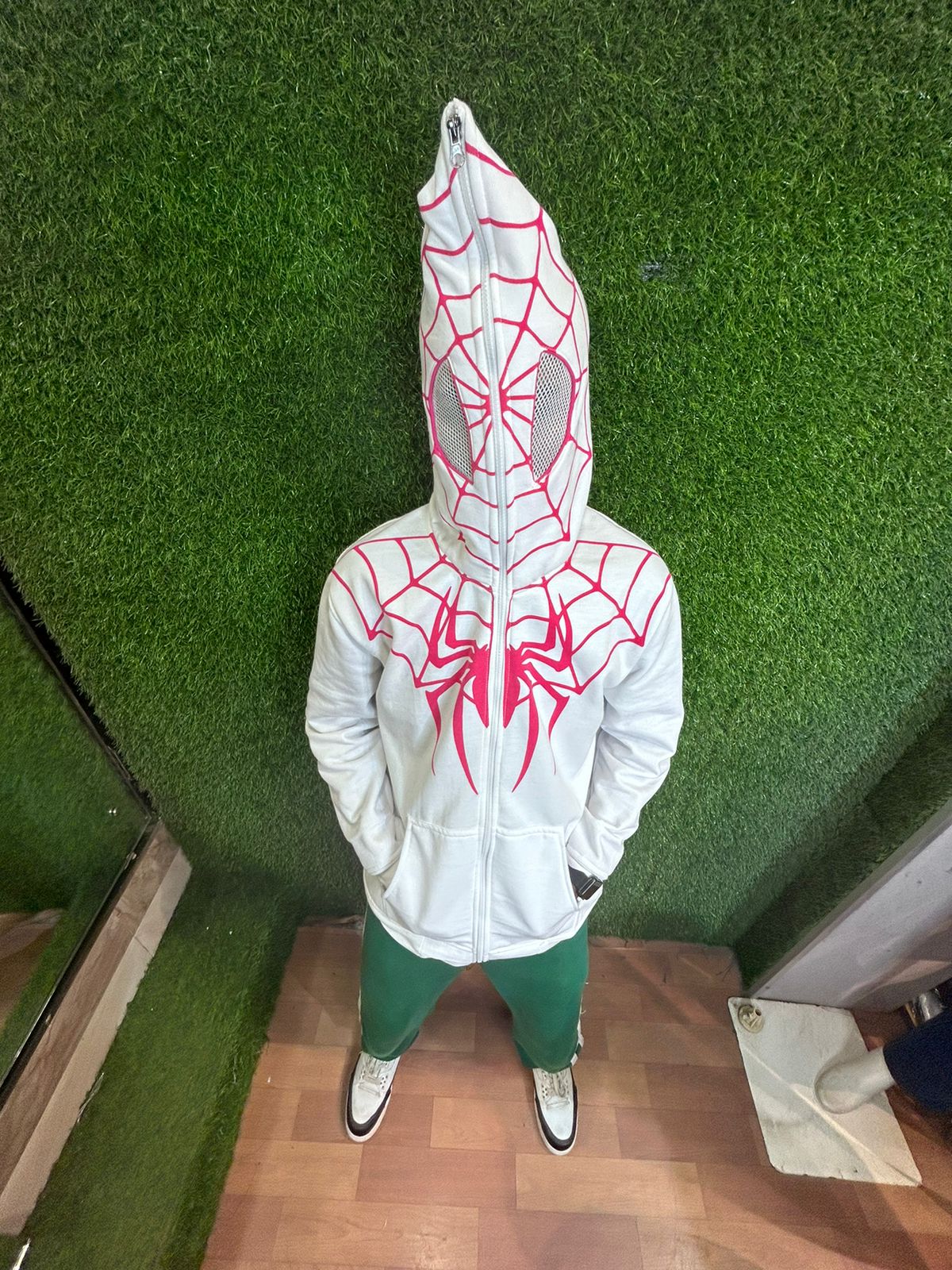 Spider man white spider hoodie online