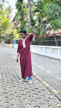 Load image into Gallery viewer, Maroon Omani Thobes
