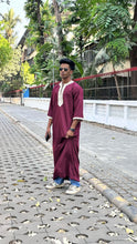 Load image into Gallery viewer, Maroon Omani Thobes
