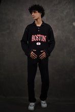 Load image into Gallery viewer, Boston Fleece Cotton Contrast Sweatshirt
