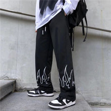 Load image into Gallery viewer, Fire Baggy Fit Trackpant
